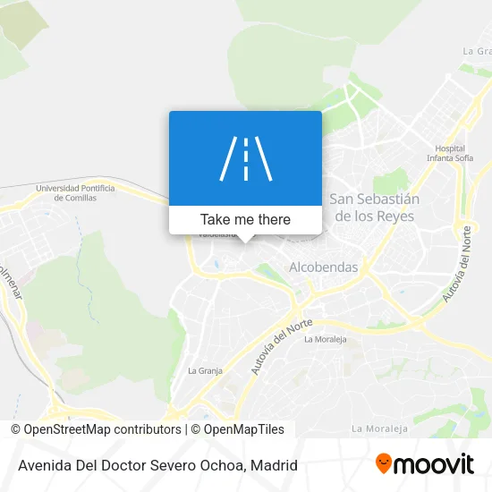 Avenida Del Doctor Severo Ochoa map
