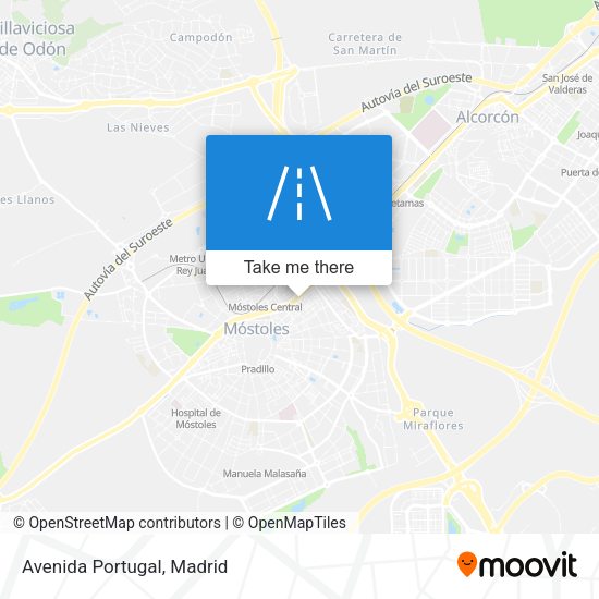 Avenida Portugal map