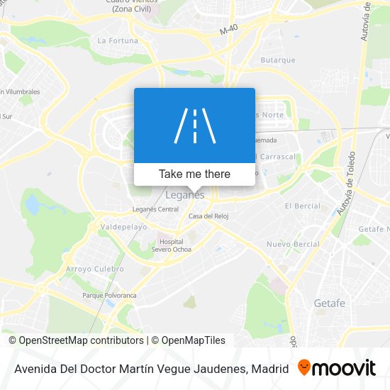 Avenida Del Doctor Martín Vegue Jaudenes map