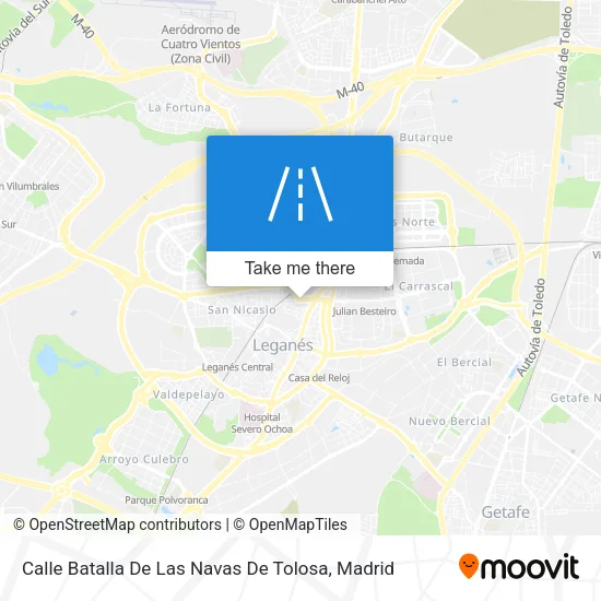 Calle Batalla De Las Navas De Tolosa map