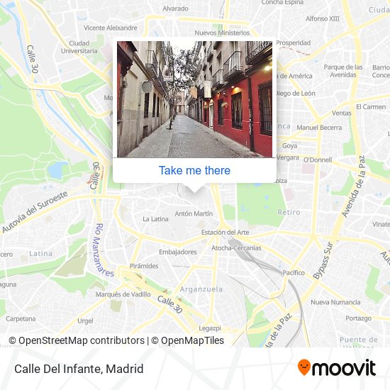 Calle Del Infante map