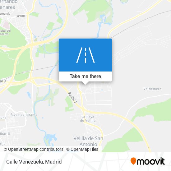mapa Calle Venezuela
