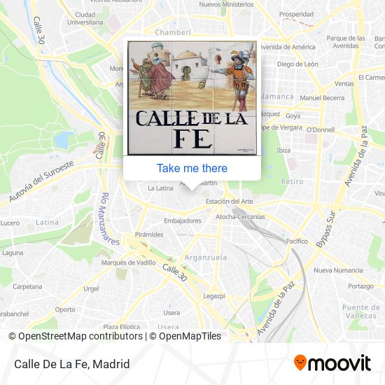 mapa Calle De La Fe