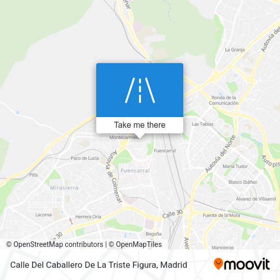 Calle Del Caballero De La Triste Figura map