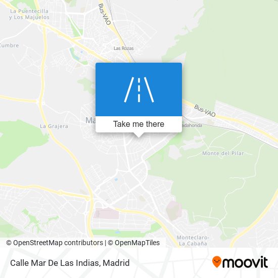 Calle Mar De Las Indias map