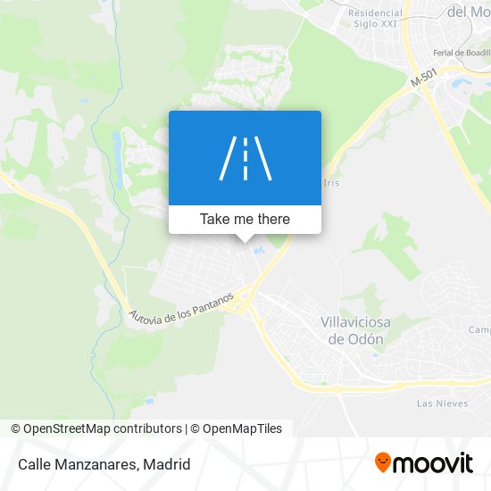 Calle Manzanares map