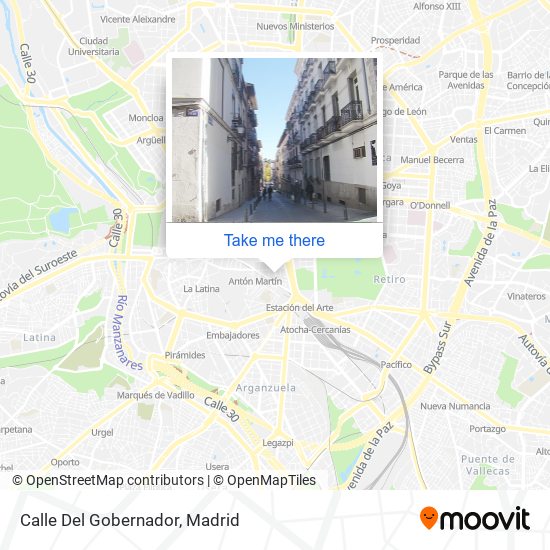 Calle Del Gobernador map