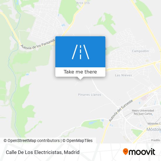 mapa Calle De Los Electricistas