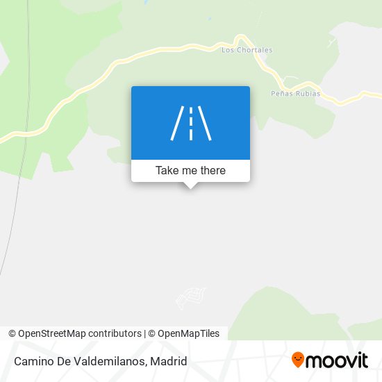 Camino De Valdemilanos map