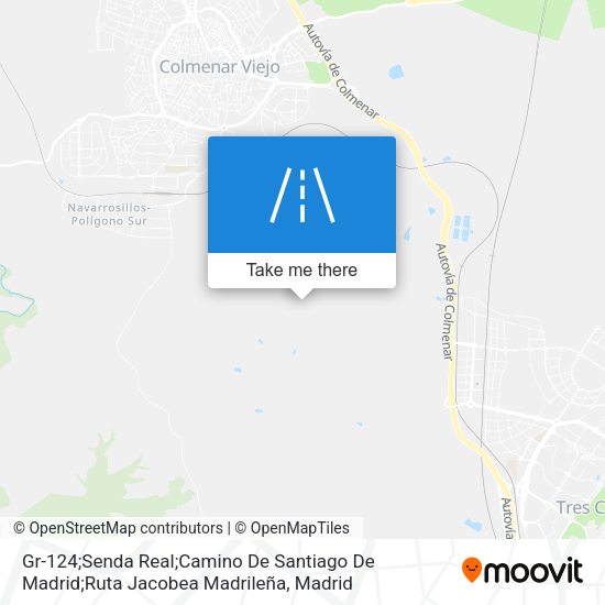 Gr-124;Senda Real;Camino De Santiago De Madrid;Ruta Jacobea Madrileña map