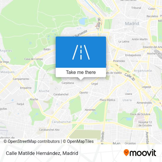 Calle Matilde Hernández map
