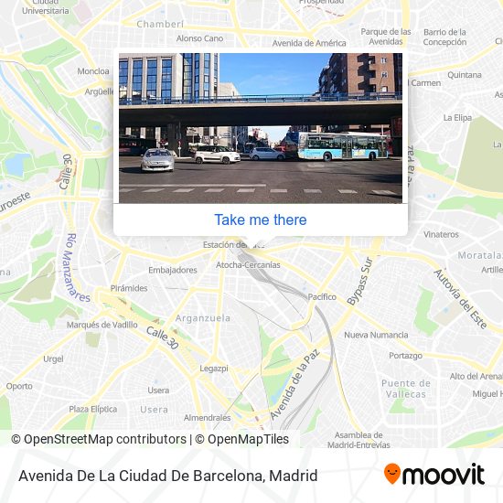 Avenida De La Ciudad De Barcelona map