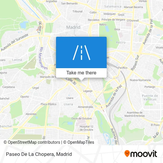 Paseo De La Chopera map