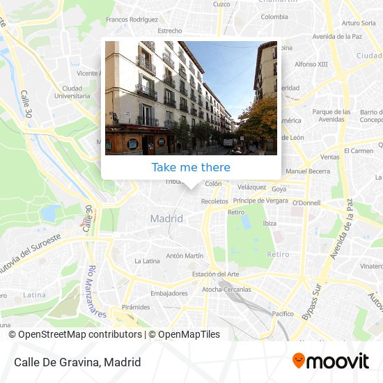 Calle De Gravina map