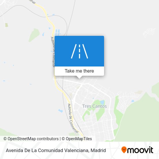 Avenida De La Comunidad Valenciana map