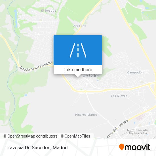 Travesía De Sacedón map