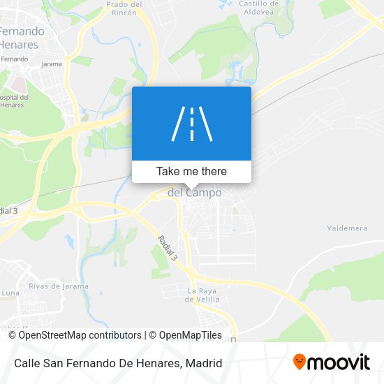 Calle San Fernando De Henares map