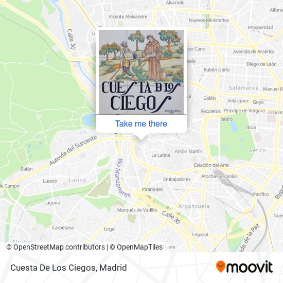 Cuesta De Los Ciegos map