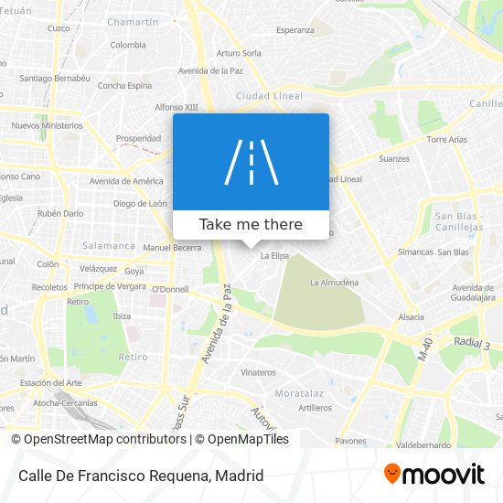 mapa Calle De Francisco Requena