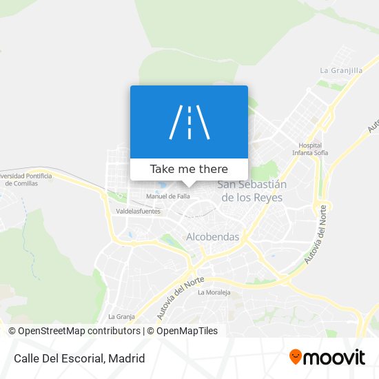 Calle Del Escorial map