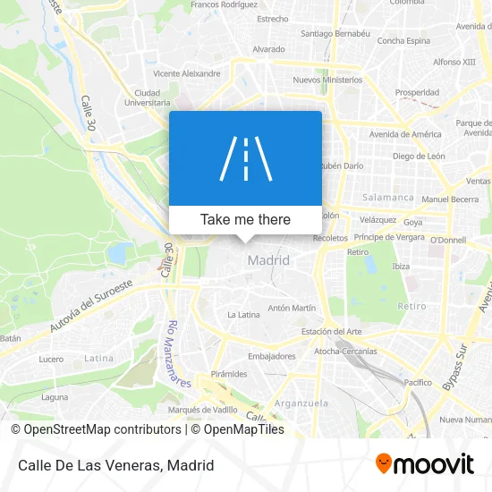 Calle De Las Veneras map