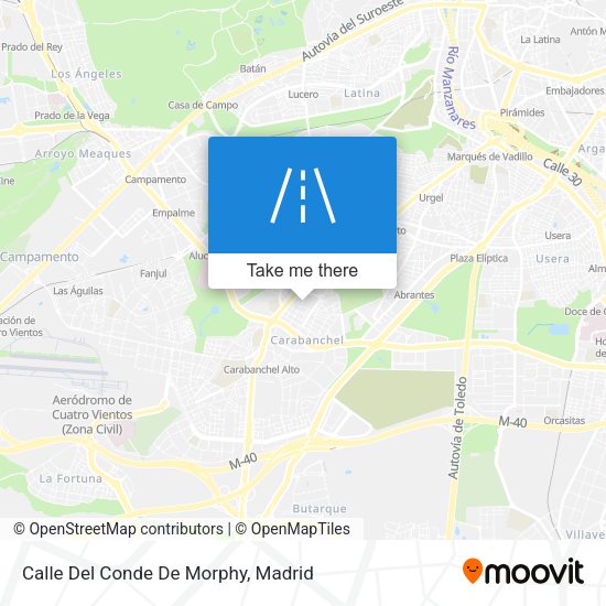 Calle Del Conde De Morphy map