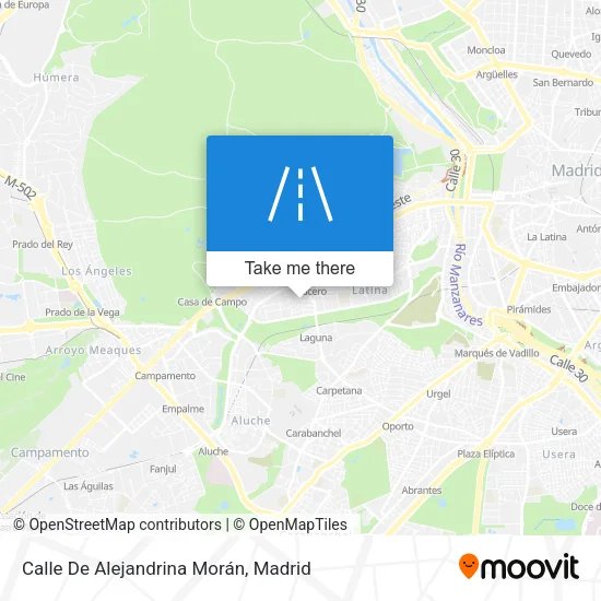 Calle De Alejandrina Morán map