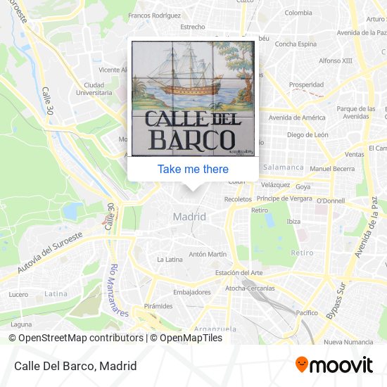 Calle Del Barco map
