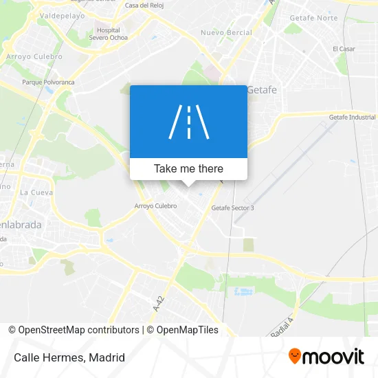 mapa Calle Hermes