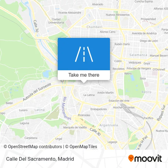 Calle Del Sacramento map