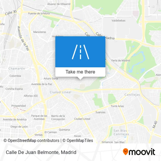 Calle De Juan Belmonte map