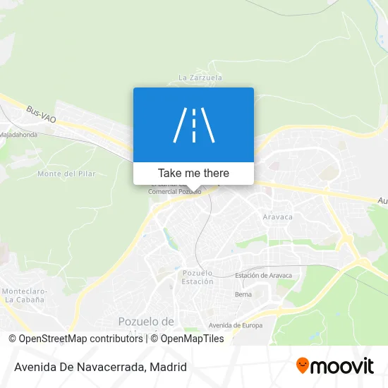 Avenida De Navacerrada map