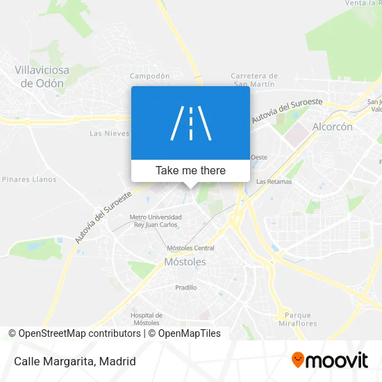 Calle Margarita map