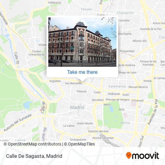 Calle De Sagasta map