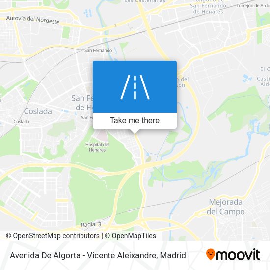 Avenida De Algorta - Vicente Aleixandre map