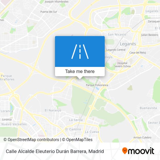 Calle Alcalde Eleuterio Durán Barrera map
