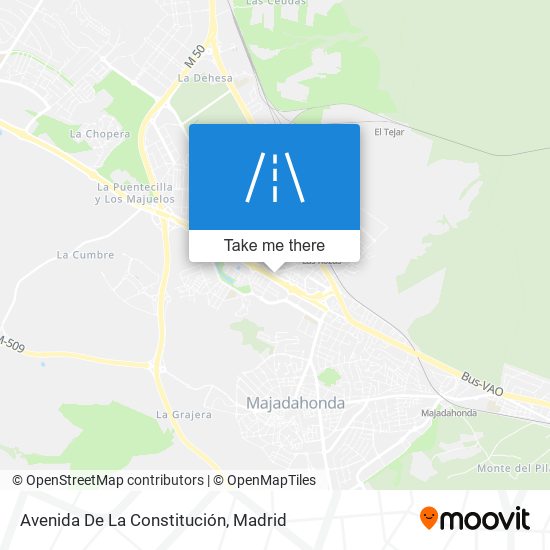 mapa Avenida De La Constitución