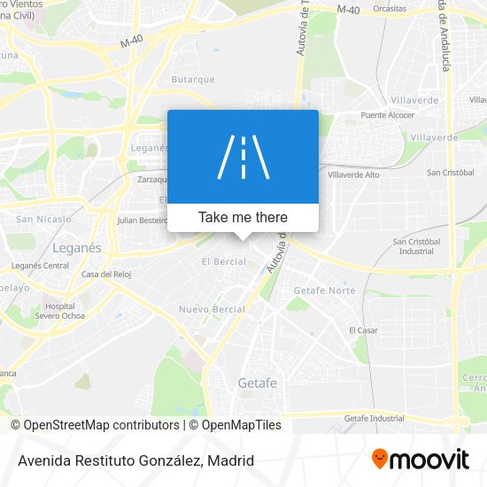 Avenida Restituto González map