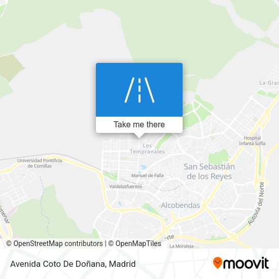 Avenida Coto De Doñana map