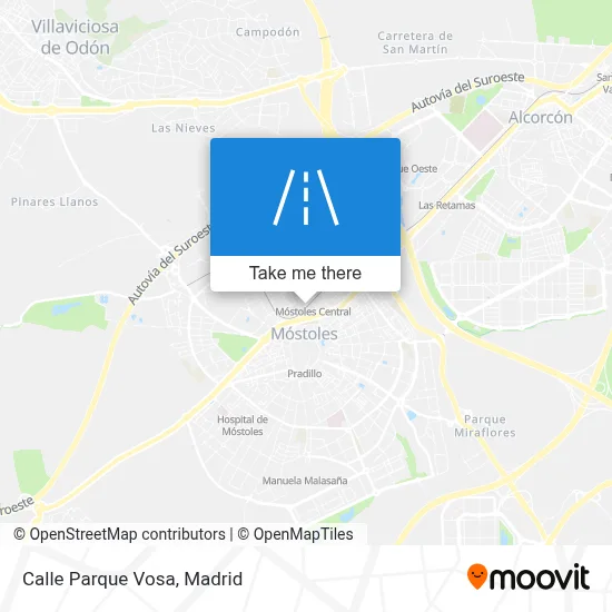 Calle Parque Vosa map