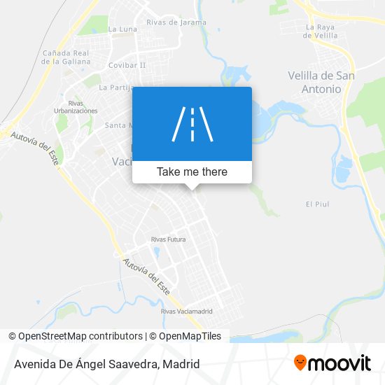 mapa Avenida De Ángel Saavedra