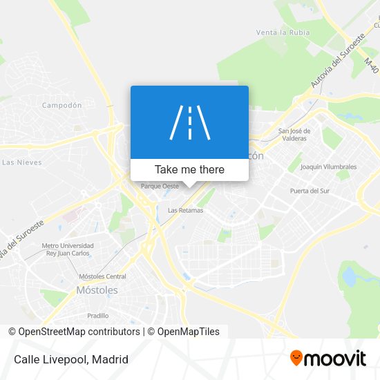 Calle Livepool map