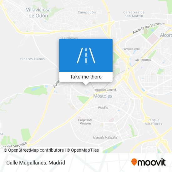 Calle Magallanes map