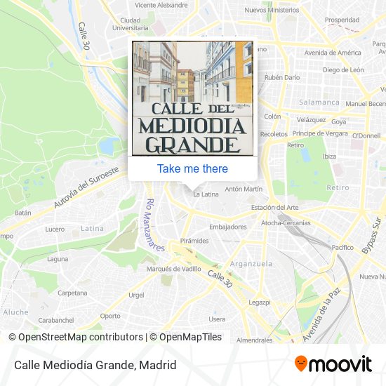 Calle Mediodía Grande map