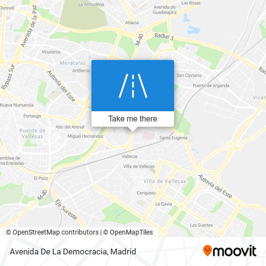 Avenida De La Democracia map