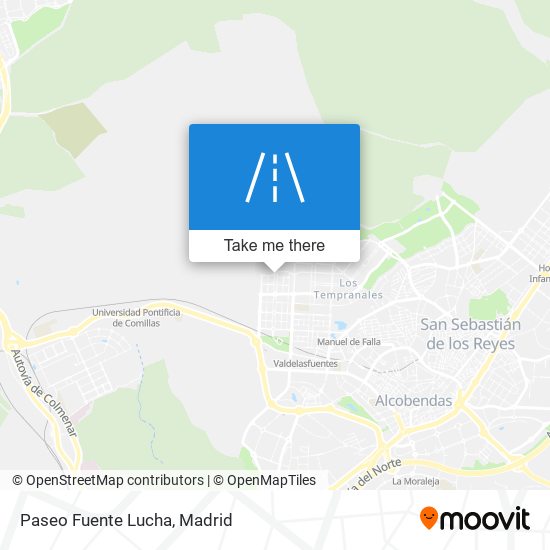 mapa Paseo Fuente Lucha