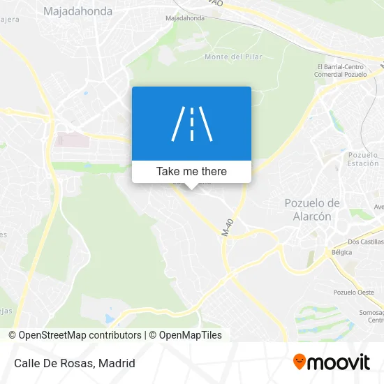 Calle De Rosas map