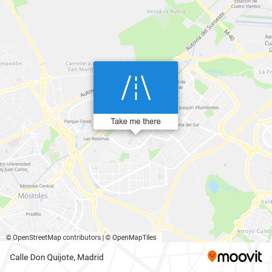 Calle Don Quijote map