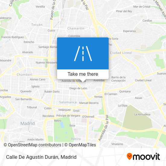Calle De Agustín Durán map