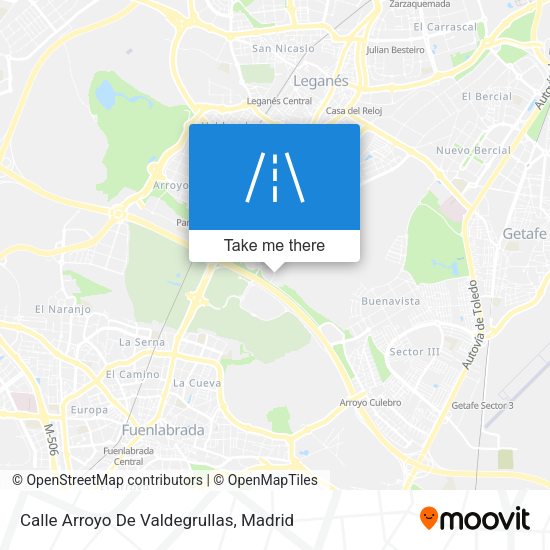 Calle Arroyo De Valdegrullas map